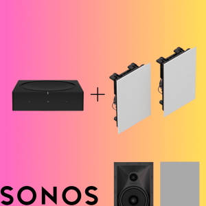 Sonos Amp + Sonos In-wall speakers (pair)