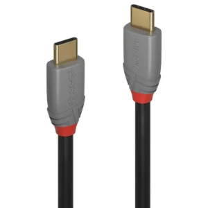 Lindy USB 3.2 Type C to C Cable, Anthra Line