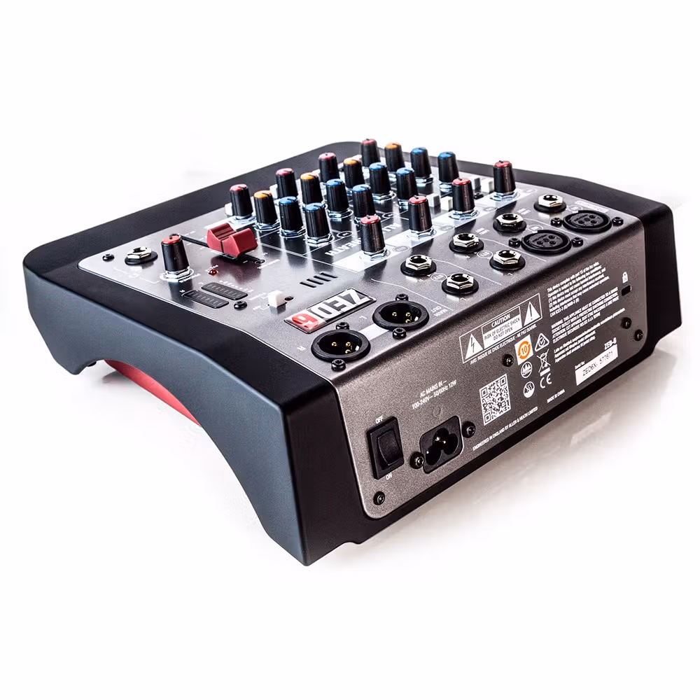Allen & Heath ZED-6 Compact 6-Input Analogue Mixer - Image 5